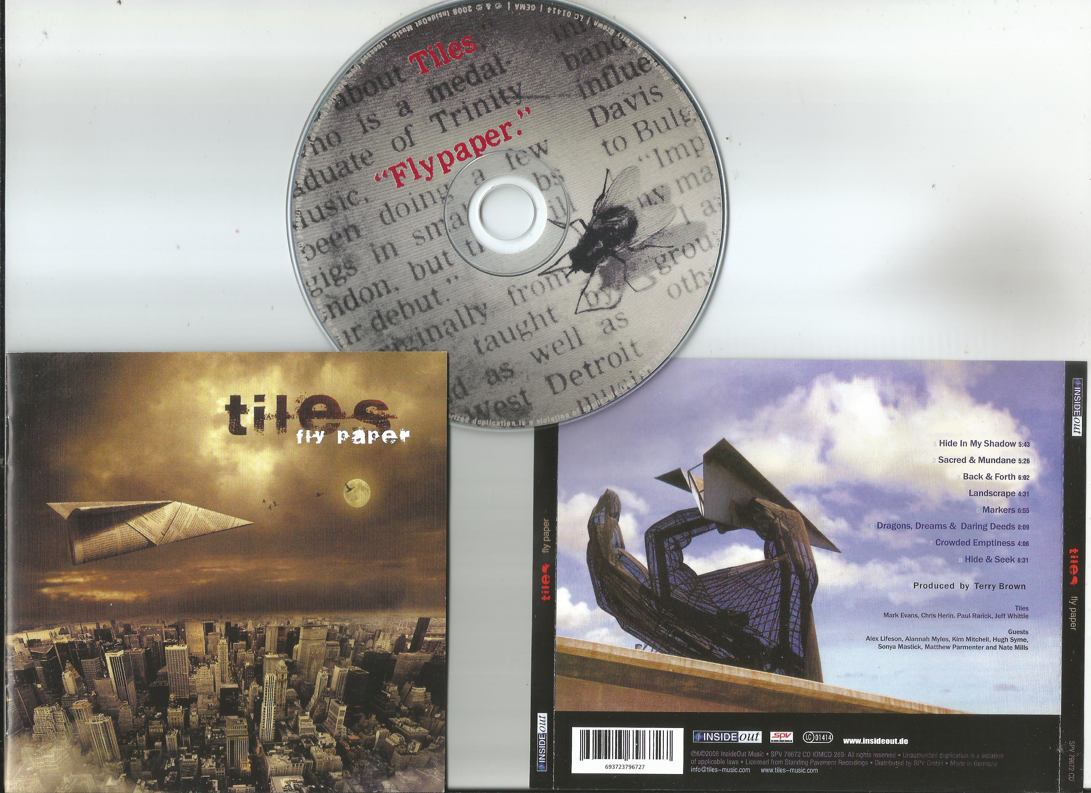 TILES Fly Paper (16page booklet with lyrics)