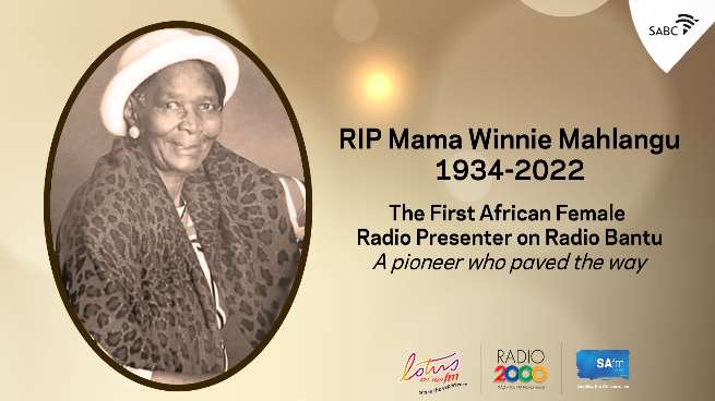 Tributes Pour In As Mzansi’s First Black Female Presenter Winnie ...