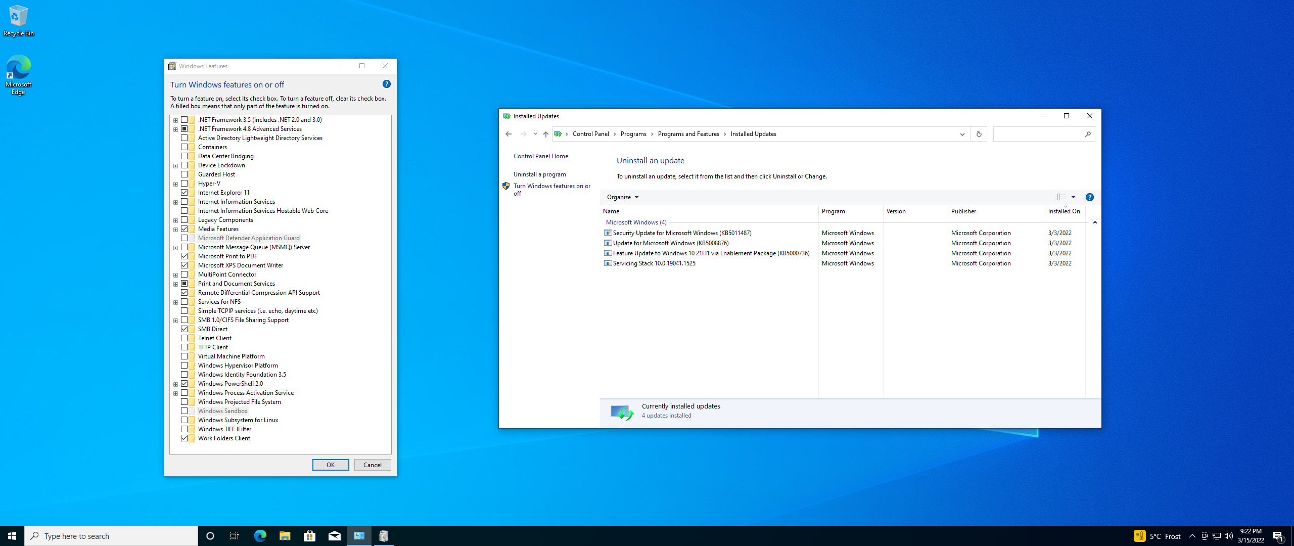 Microsoft Windows 10.0.19043.1586, Version 21H1 (Updated March 2022) - Оригинальные образы от Microsoft MSDN [En]