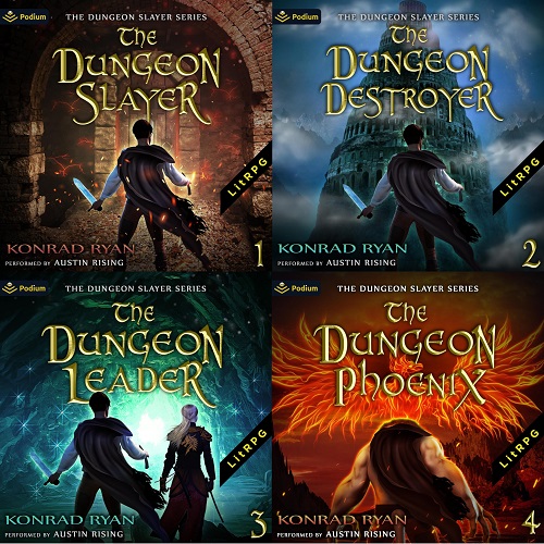 The Dungeon Slayer Series Book 1-4 - Konrad Ryan