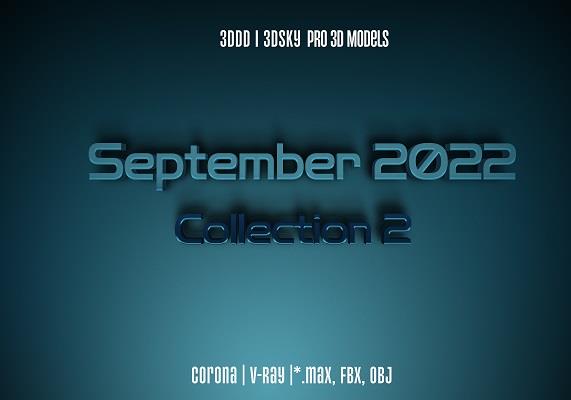 3DSky PRO 3D-Models Collection 2 September 2022