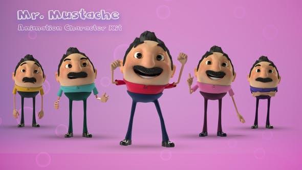 VideoHive - Mr. Mustache - Character Animation kit 25804455