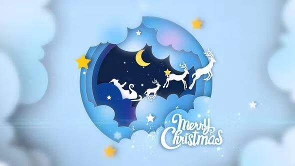 VideoHive - Merry Christmas Logo Reveal 29594389