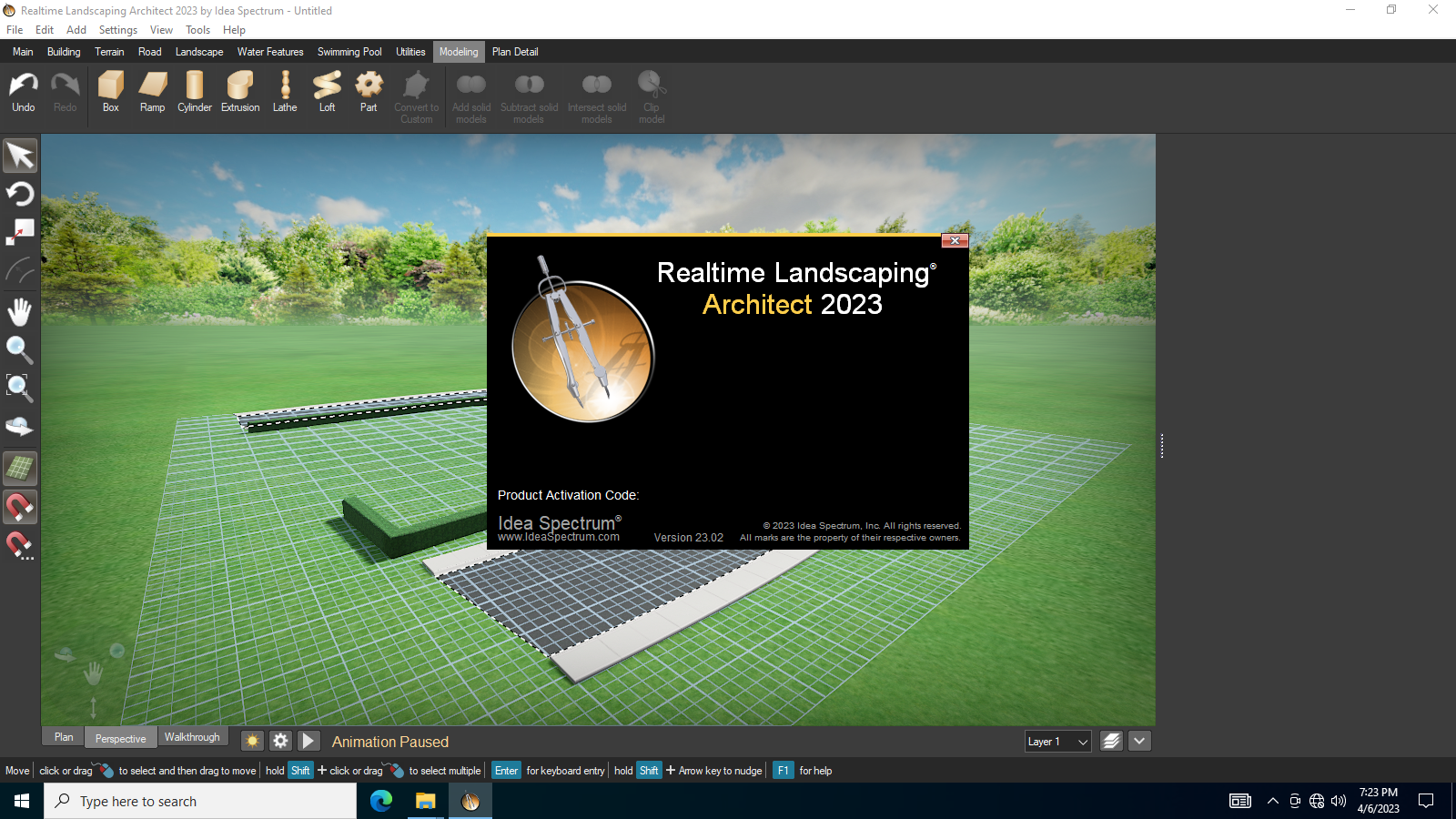 Realtime landscaping architect