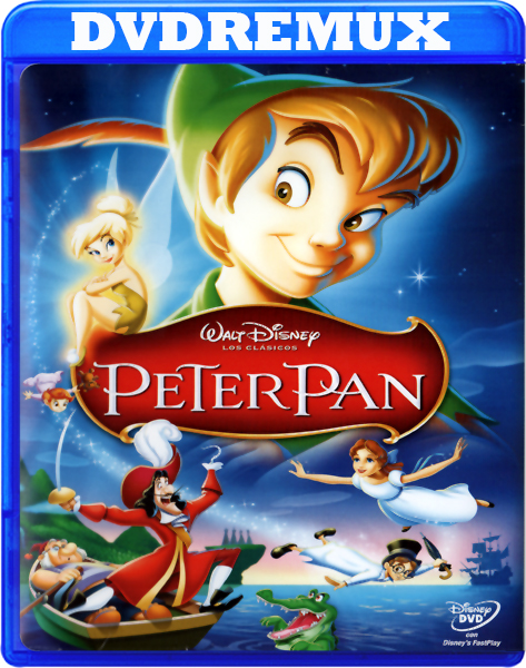 1fb75ec43b9d592e58cfce51d40d43e5 - Peter Pan [1953] [DVDRemux - PAL] [Castellano - Inglés - Italiano - Portugués] [Animación] [MEGA] 4.25 GB
