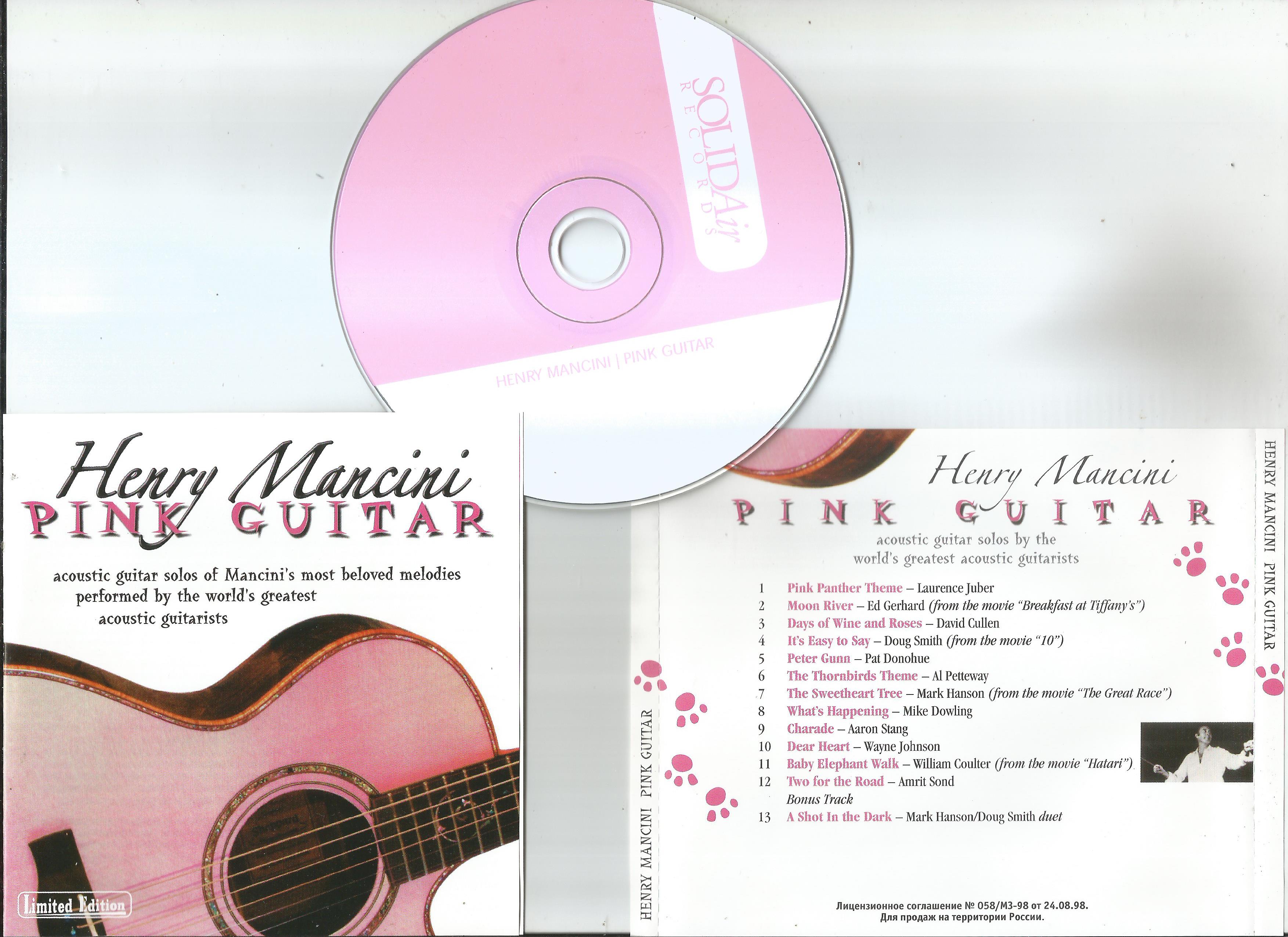 VARIOUS ARTISTS Henri Mancini - Pink Guitar.jpg