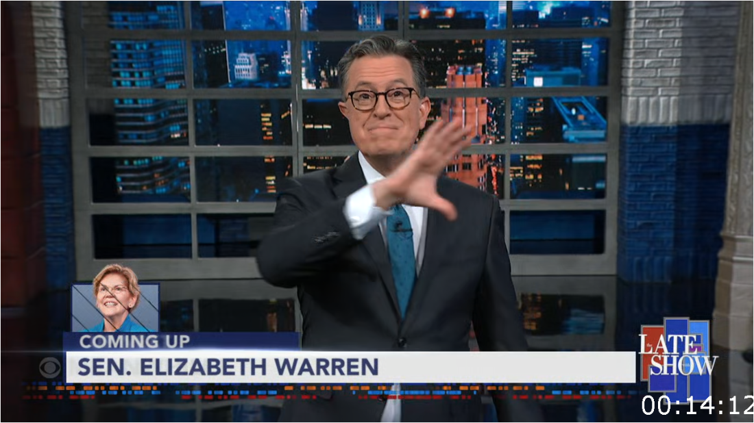 Stephen Colbert (2024-02-05) Elizabeth Warren [720p] (x265) Da648991409a1de724daac198cfe6b43