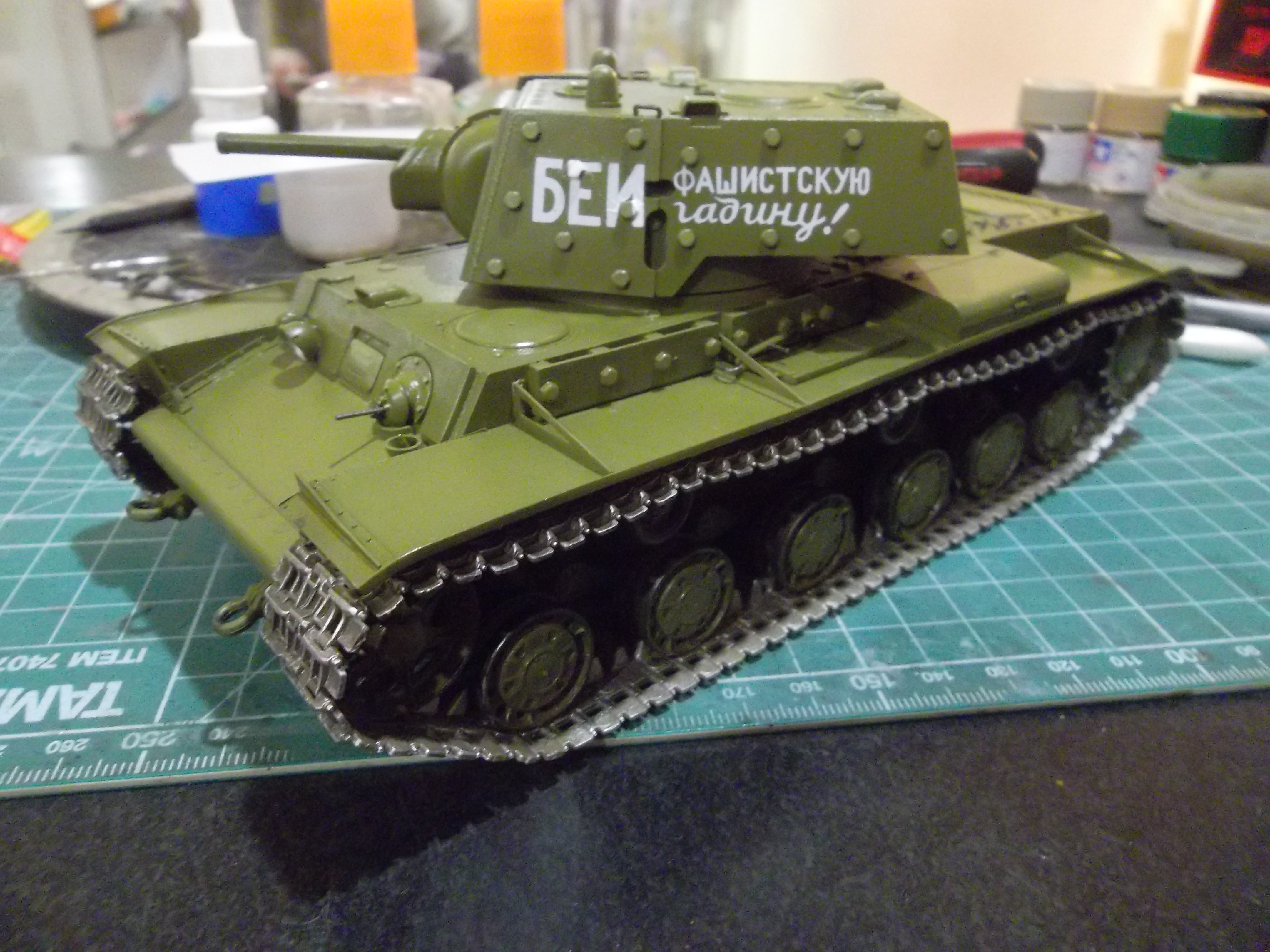 КВ-1Э Экранированный, 1/35, (Trumpeter 357/Моделист 303536). F199716665b6e8f83e890fb2c9e9c692