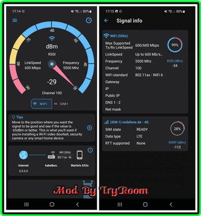 Net Signal Pro WiFi & 5G Meter V3.3 A42a75c3efc489148f5de7c0eab8ac90