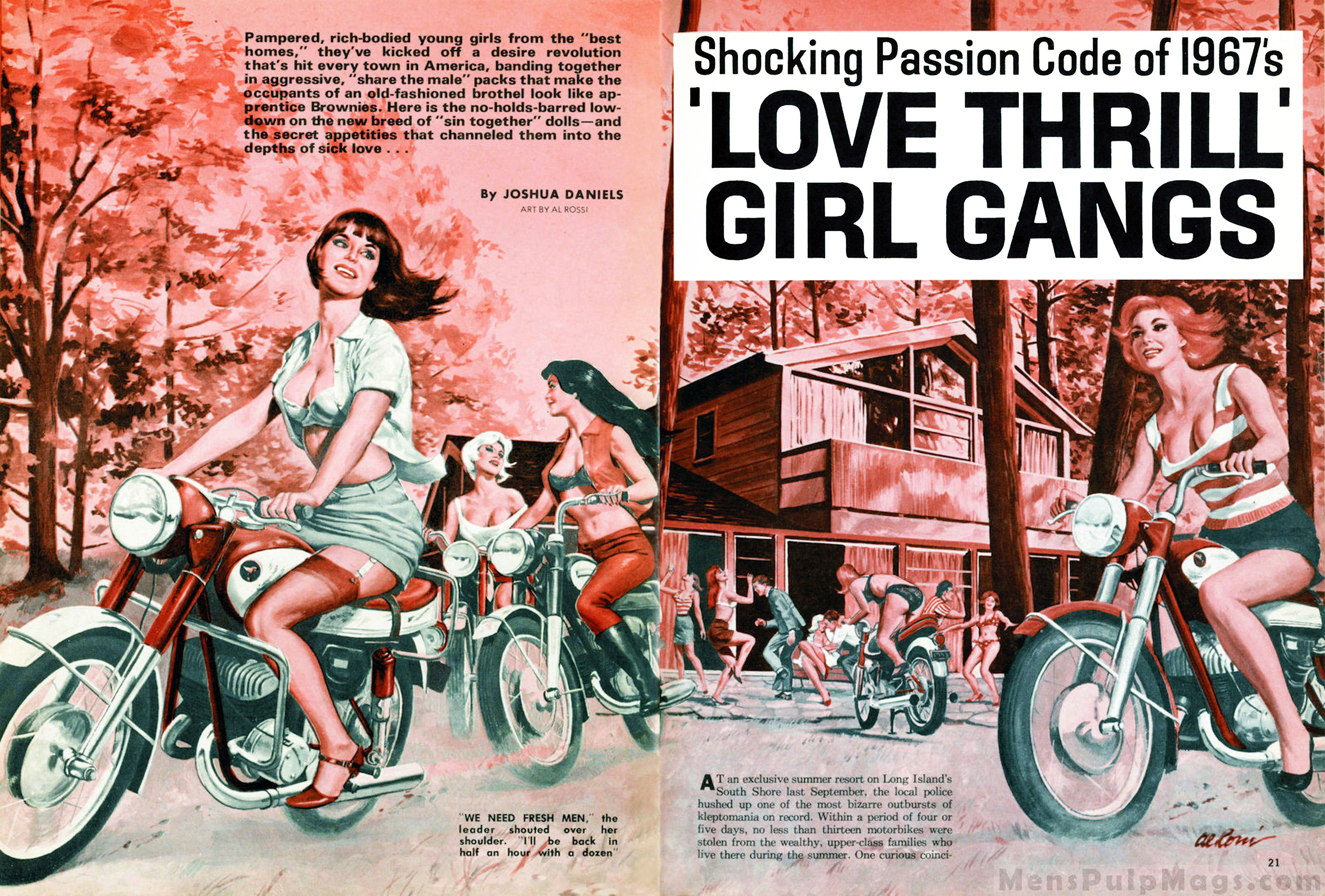 Love Thrill Girl Gangs, Male magazine, July 1967.jpg