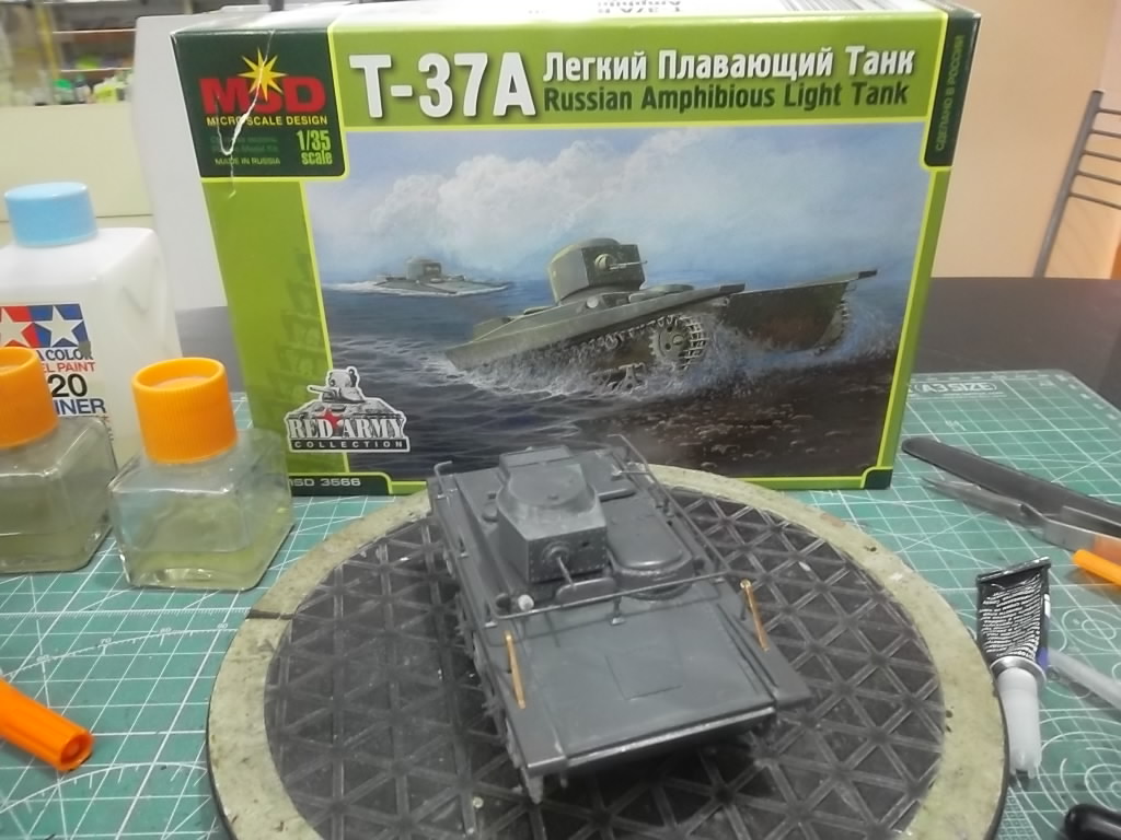 Т-37А легкий плавающий танк, 1/35 (MSD 3566) 8ff8ceb115b95f510fa2640e14b66fae