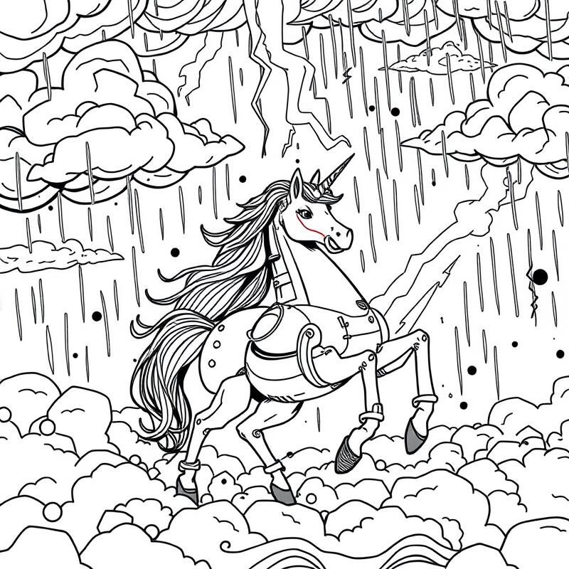line art style AI art