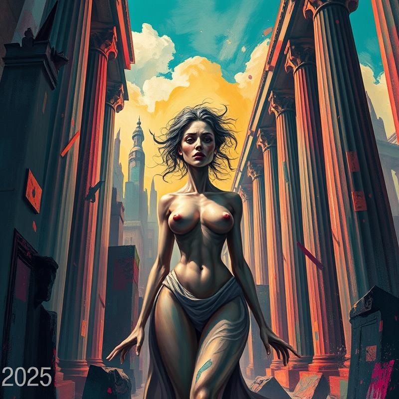 expressionism style AI art