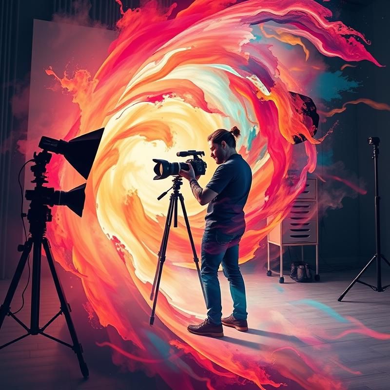 abstract style AI art