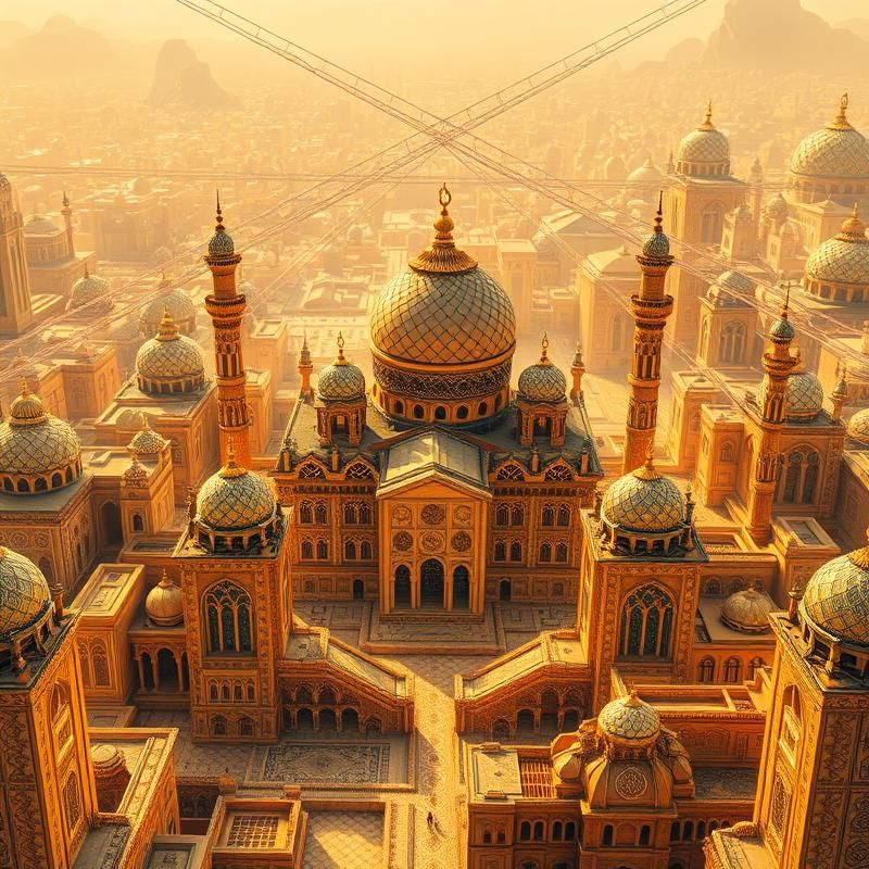 islamic art style AI art