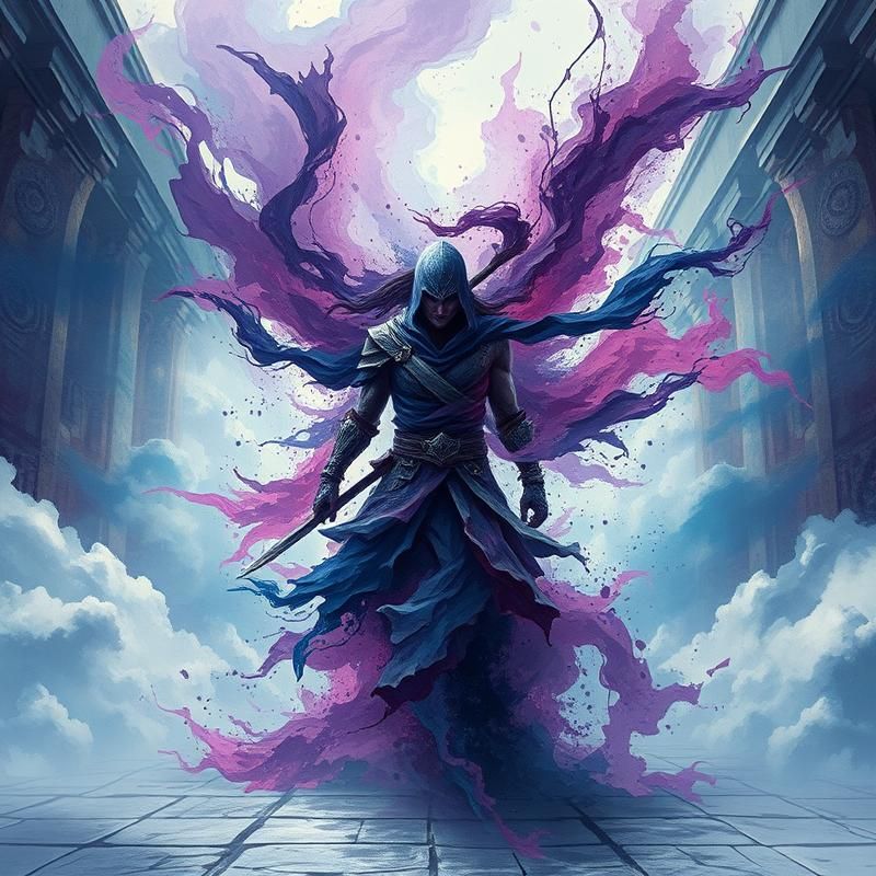 abstract style AI art