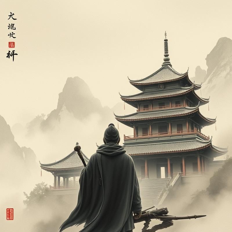 chinese painting style AI art