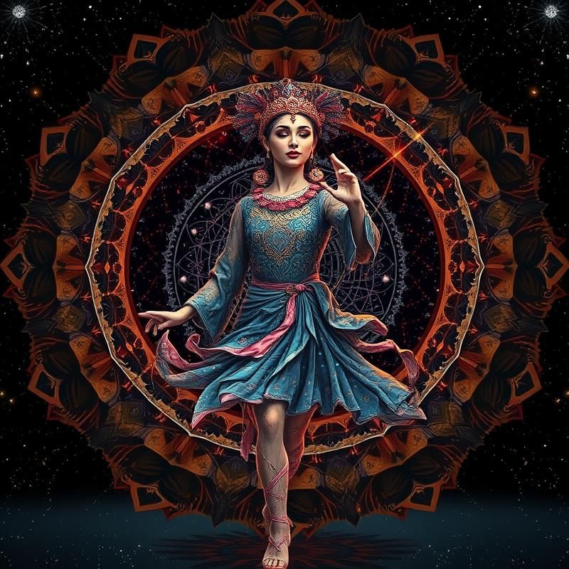 mandala style AI art