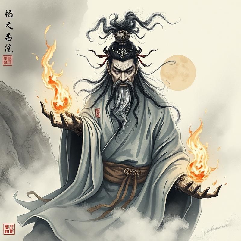 chinese painting style AI art