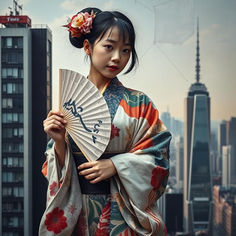 post-modernist style AI art