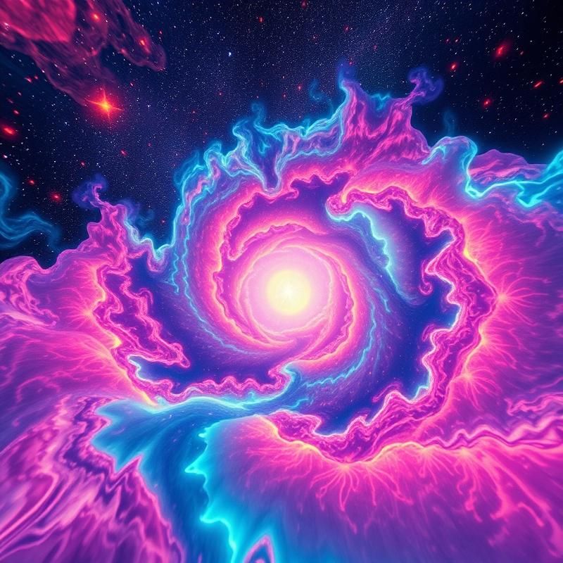 psychedelic style AI art