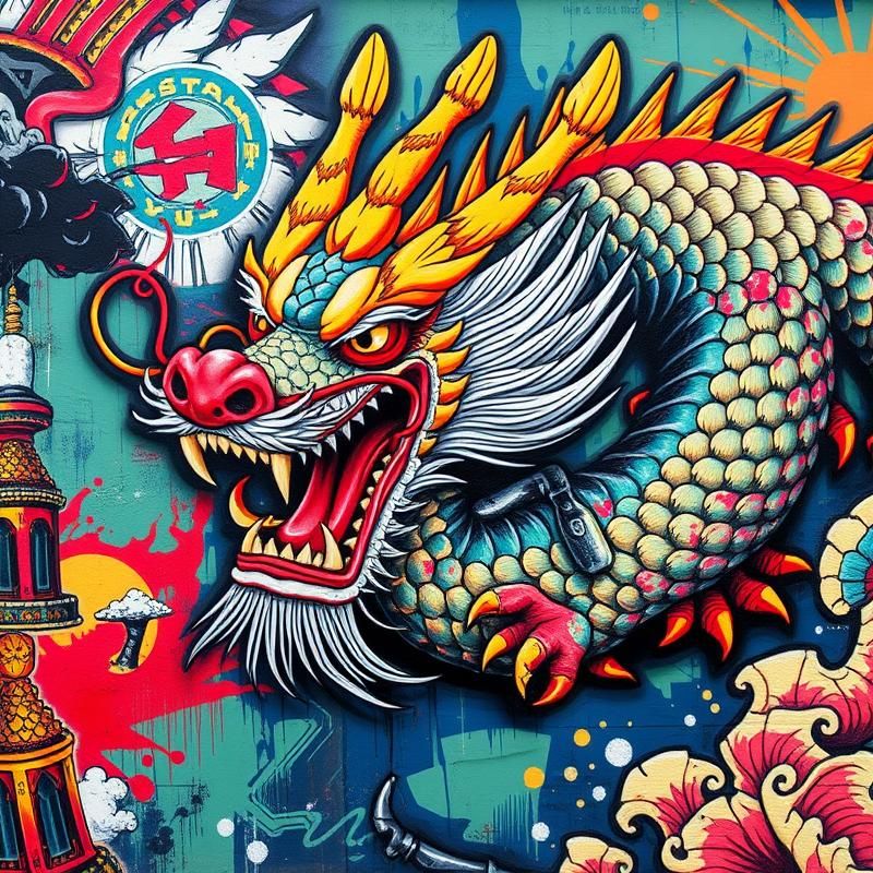 graffiti style AI art