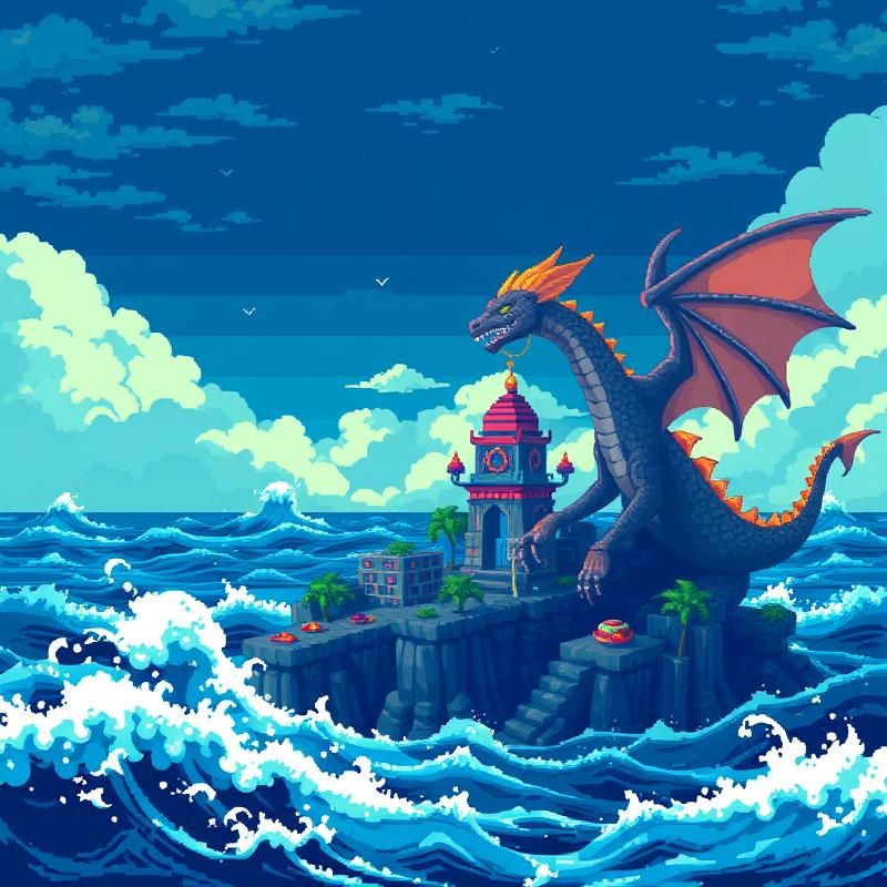 8-bit art style AI art