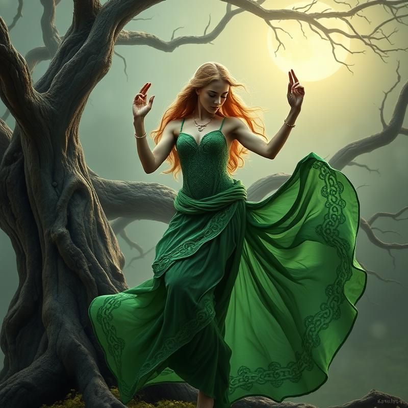 celtic style AI art