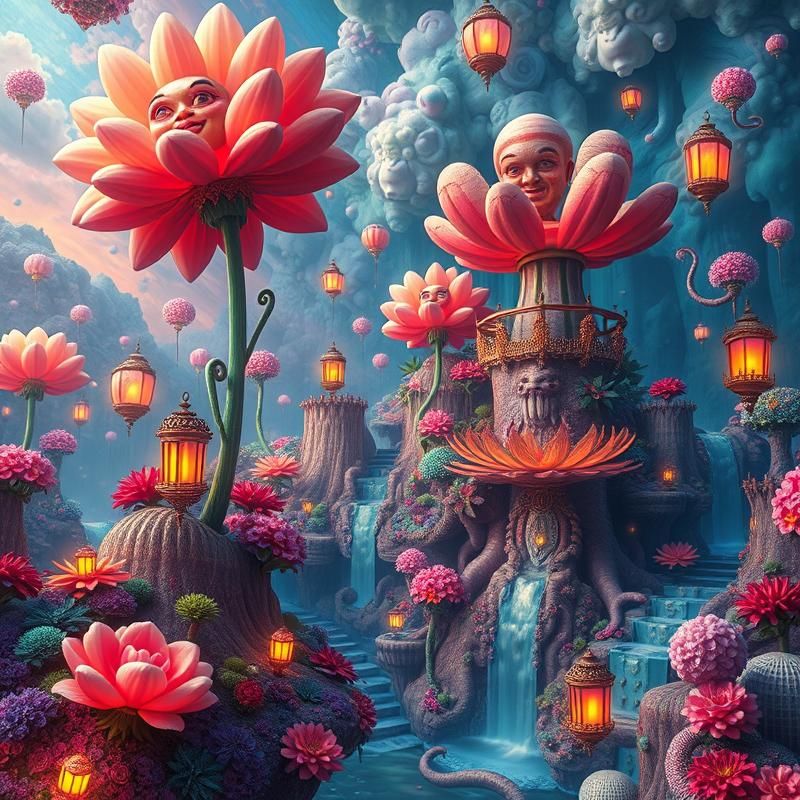 pop surrealism style AI art