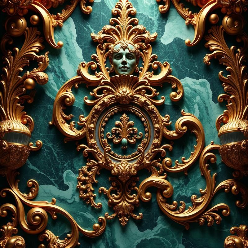 baroque style AI art