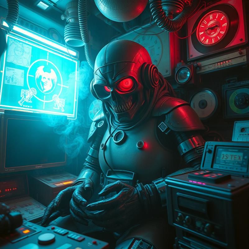 vaporwave style AI art