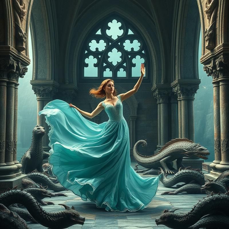 medieval style AI art