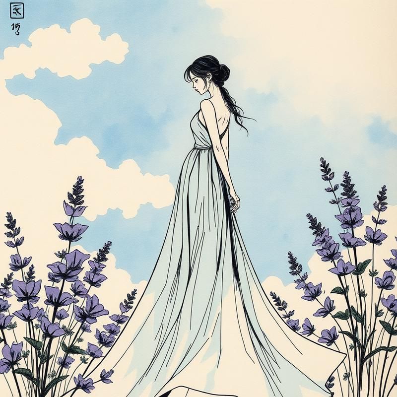 ink drawing style AI art