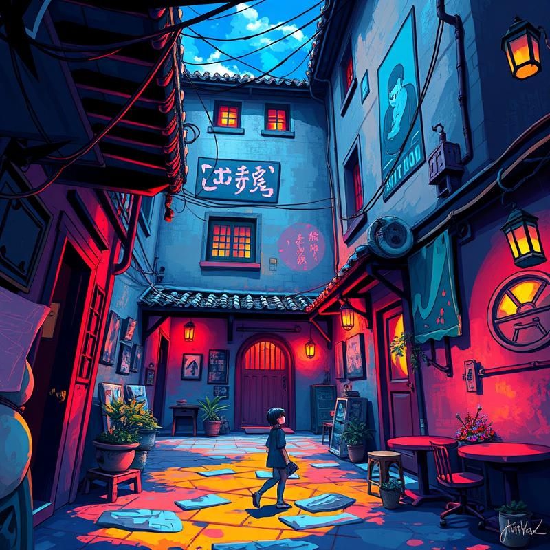 anime style AI art