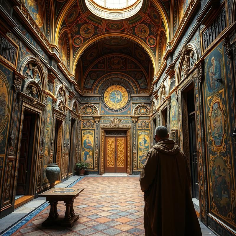 byzantine style AI art