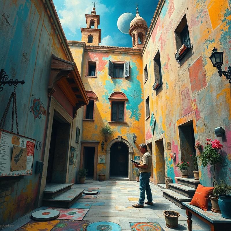 surrealism style AI art
