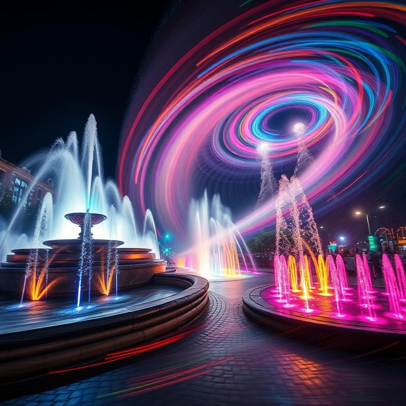 kinetic art style AI art