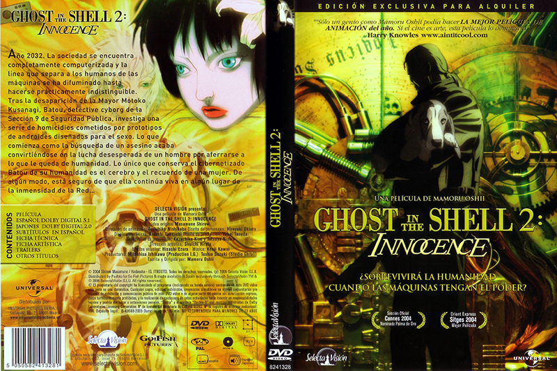 e22e9dc5a06fd637869a8f8c44947d5d - Ghost in the Shell 2: Innocence [2004] [DVD5] [Castellano - Japonés] [Animación] [MEGA]