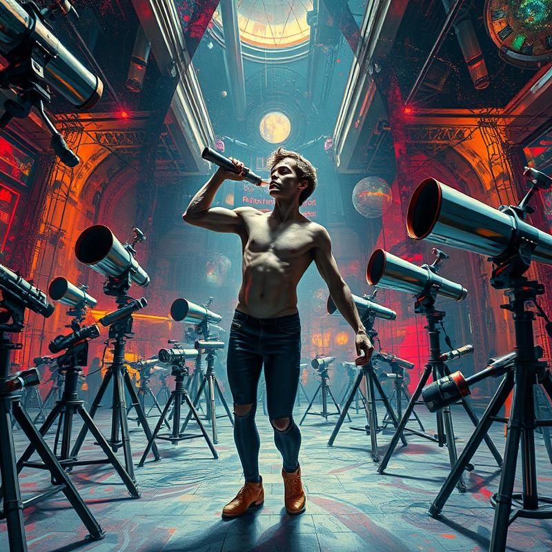 performance art style AI art