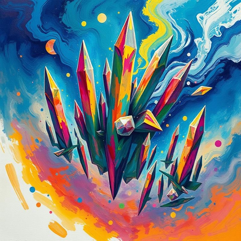 abstract style AI art