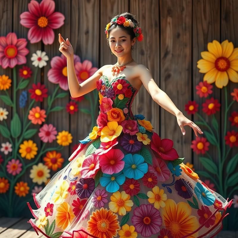 folk art style AI art