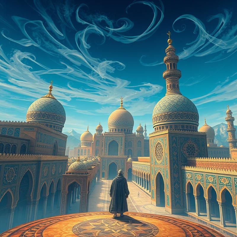 islamic art style AI art