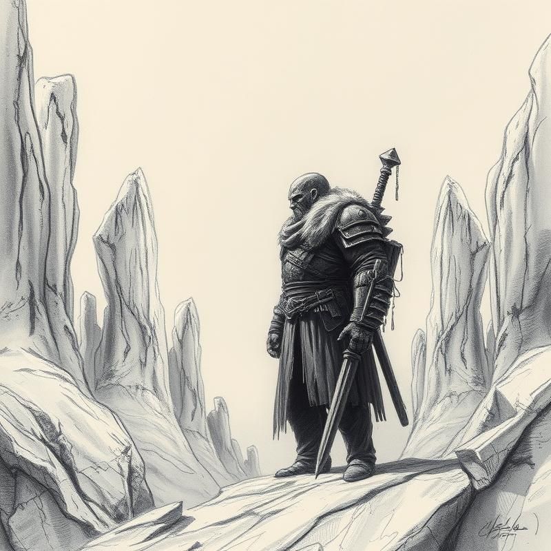 charcoal drawing style AI art
