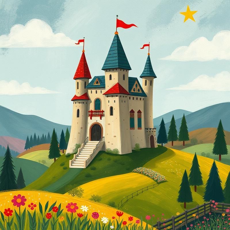 folk art style AI art