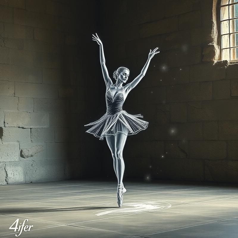 chalk art style AI art