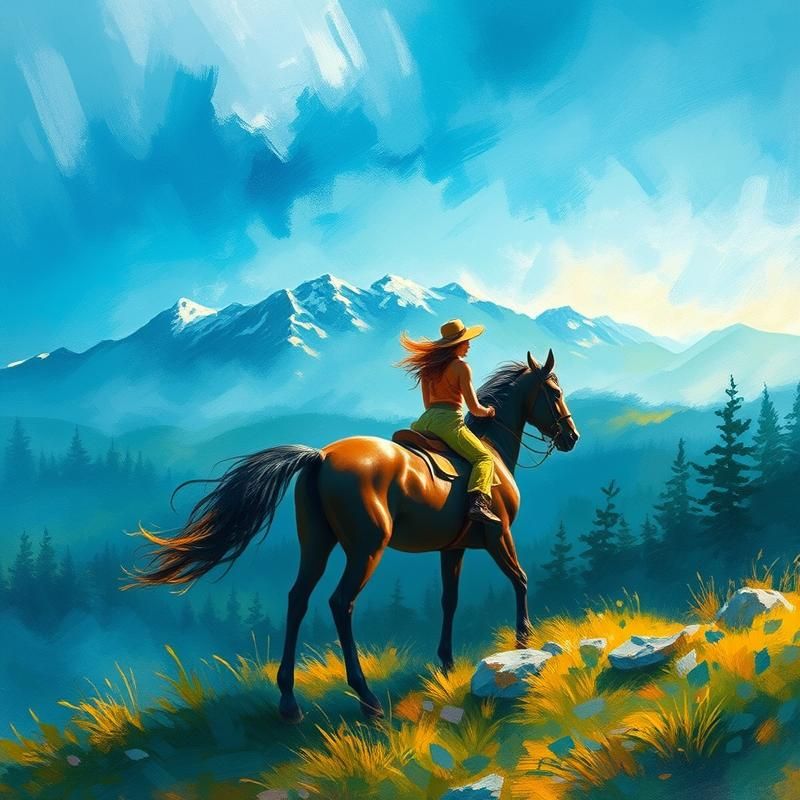 impressionism style AI art