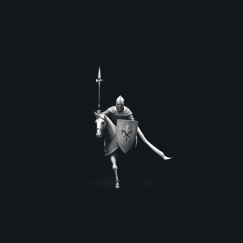 minimalist style AI art