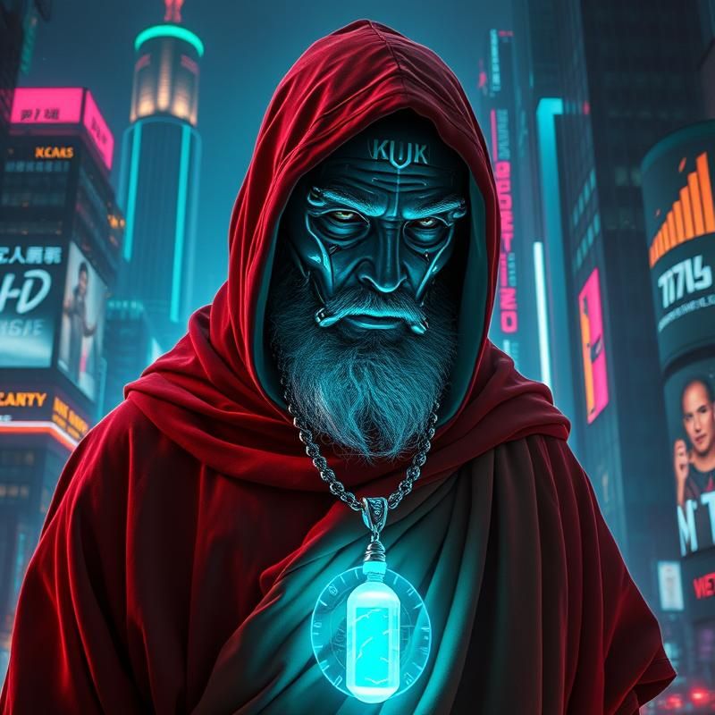 cyberpunk style AI art