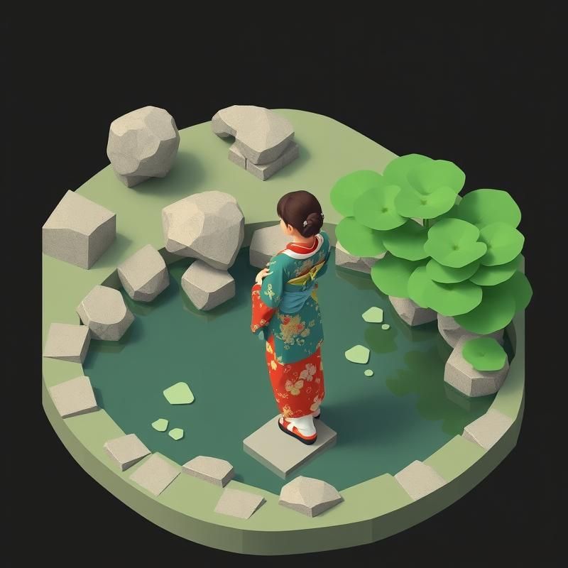isometric style AI art