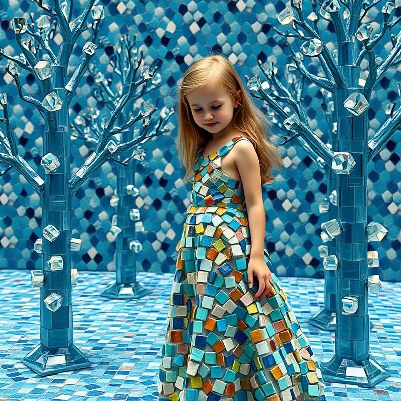 mosaic style AI art